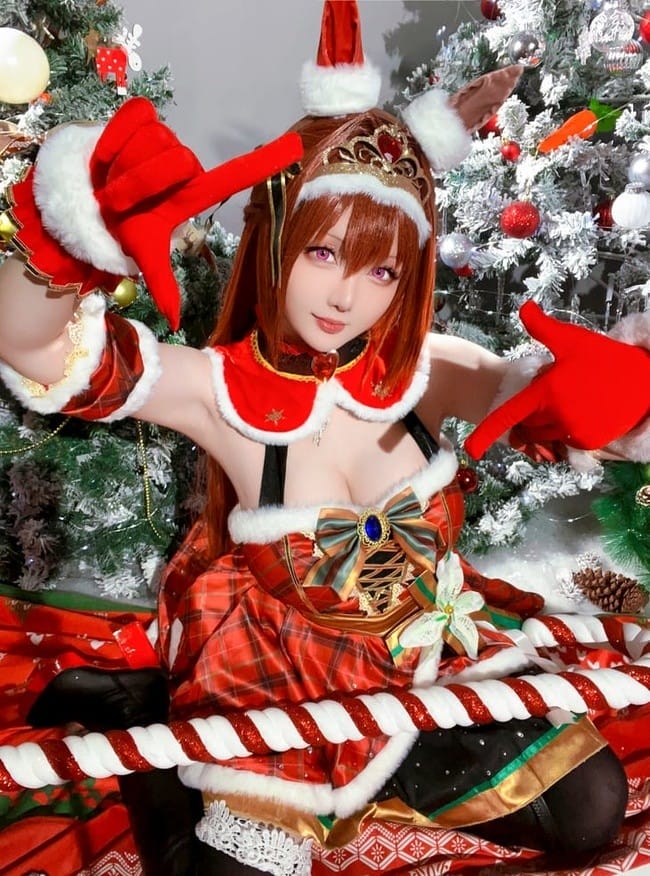 星之迟迟 NO.179 2023年12月计划A 赛马娘-大和赤骥 圣诞衣装 [47P-330M]-1