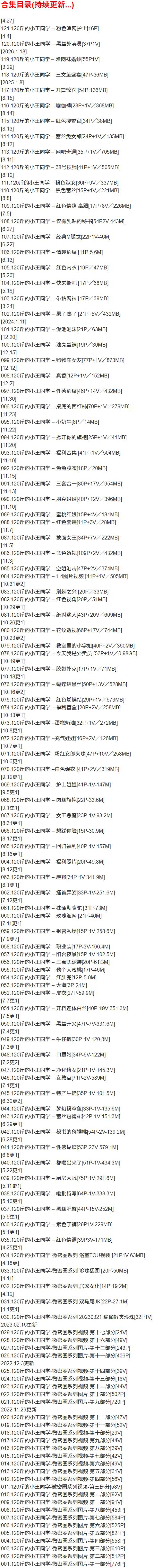 120斤的小王同学 – 微密圈写真合集【持续更新中】-1 120斤的小王同学 – 微密圈写真合集【持续更新中】-1